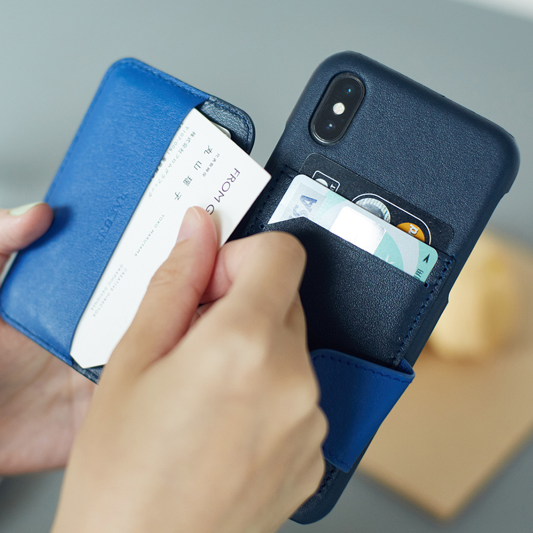 財布のように使える 背面手帳型本革iphoneケース Rakuni ラクニ