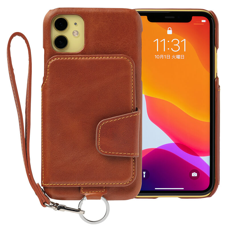iPhone 11 / XRCaramel BrownCow Leather